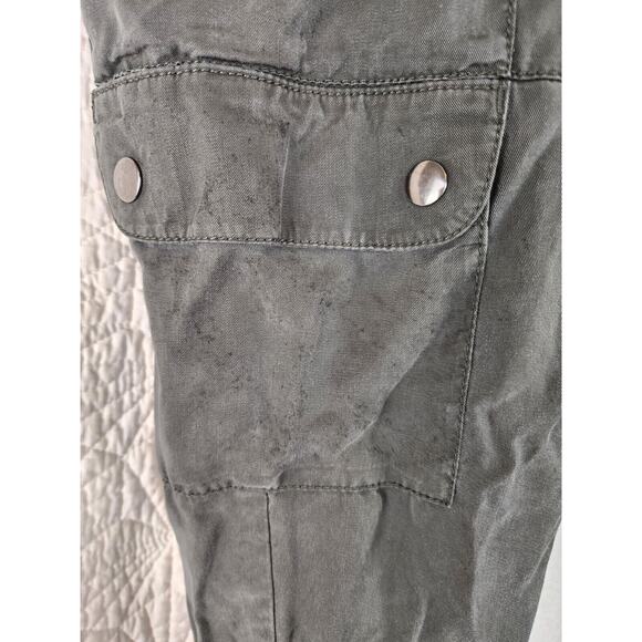 Banana Republic Women's Green Cargo Pockets Jogger Pants Size Petite Small - Picture 6 of 8